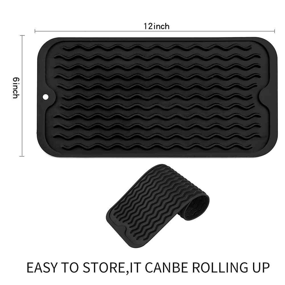 Silicone Dish Drying Mat For Multiple Usageeasy Cleanecofriendlyheatresistant Si