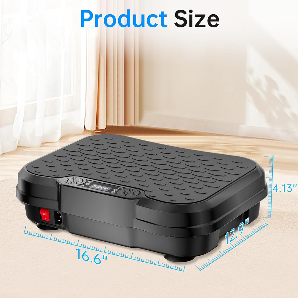 Vibration Plate Exercise Machine, 450 Lbs Capacity, 250 Adjustable Speeds