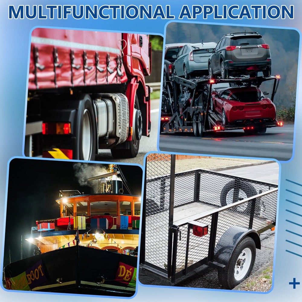 2 Pack Galvanized Trailer Light Brackets L-Shape Tail Light Bracket for Boat