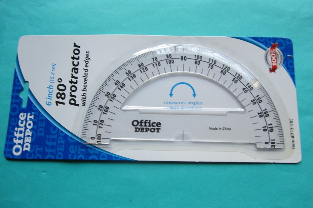 6 Inches 180 Degree Protractor 180 Degree Protractor School Protractor