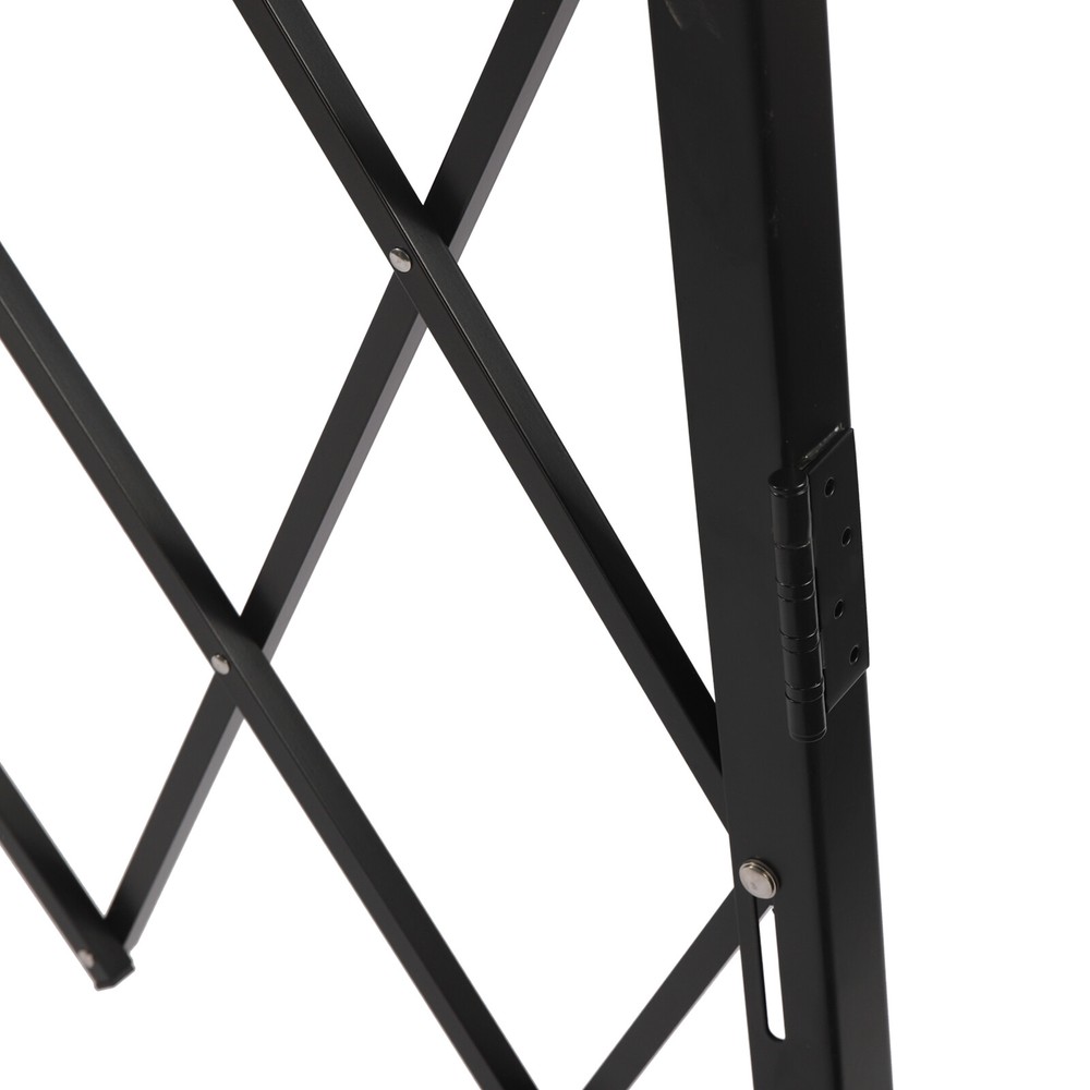 360° Rolling Barricade Gate Folding Security Gate Expanding Security Door 2.2*2m