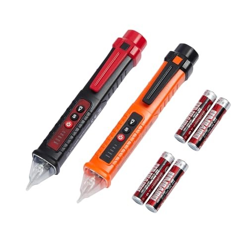 2 Pack Non-Contact Voltage Detector, Voltage Tester Electrical Tester, AC