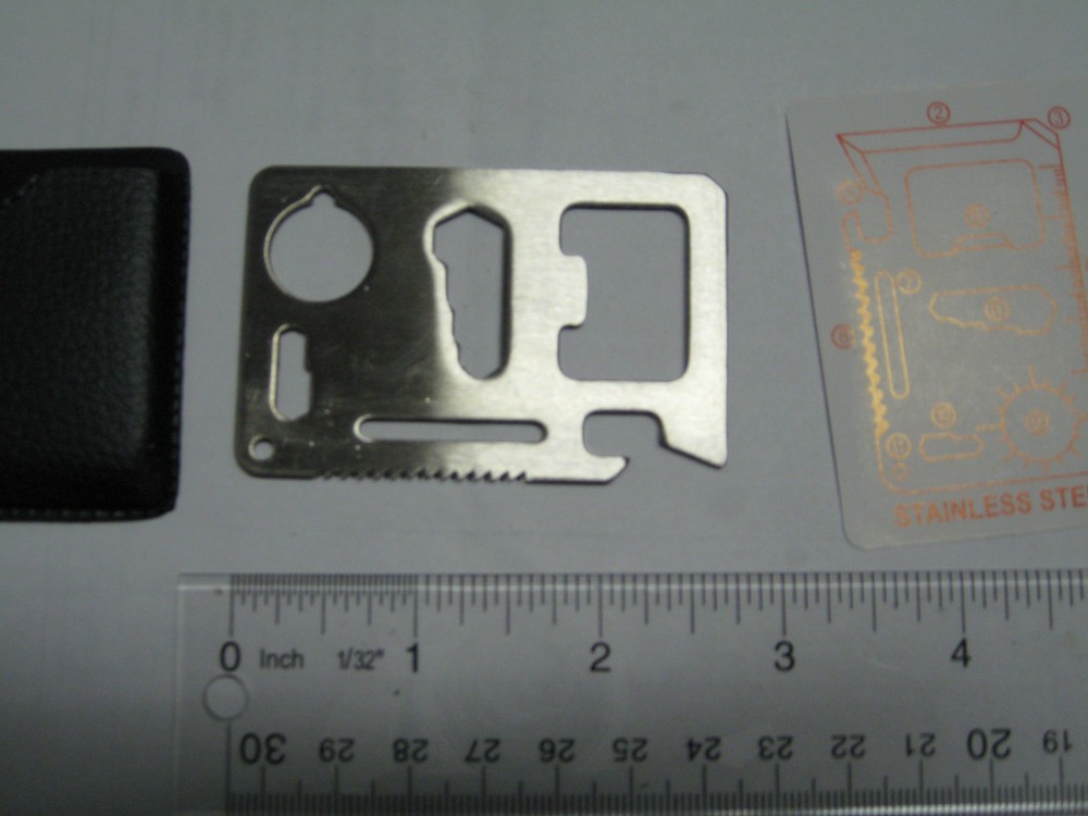 11 Function Credit Card Survival Tool