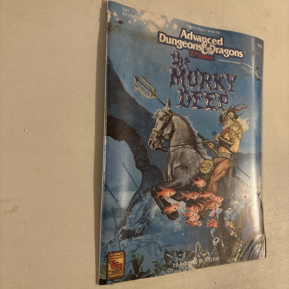 Advanced Dungeons & Dragons Murky Deep 2E RPG Module 1993 D&D NEW Shrink Wrap