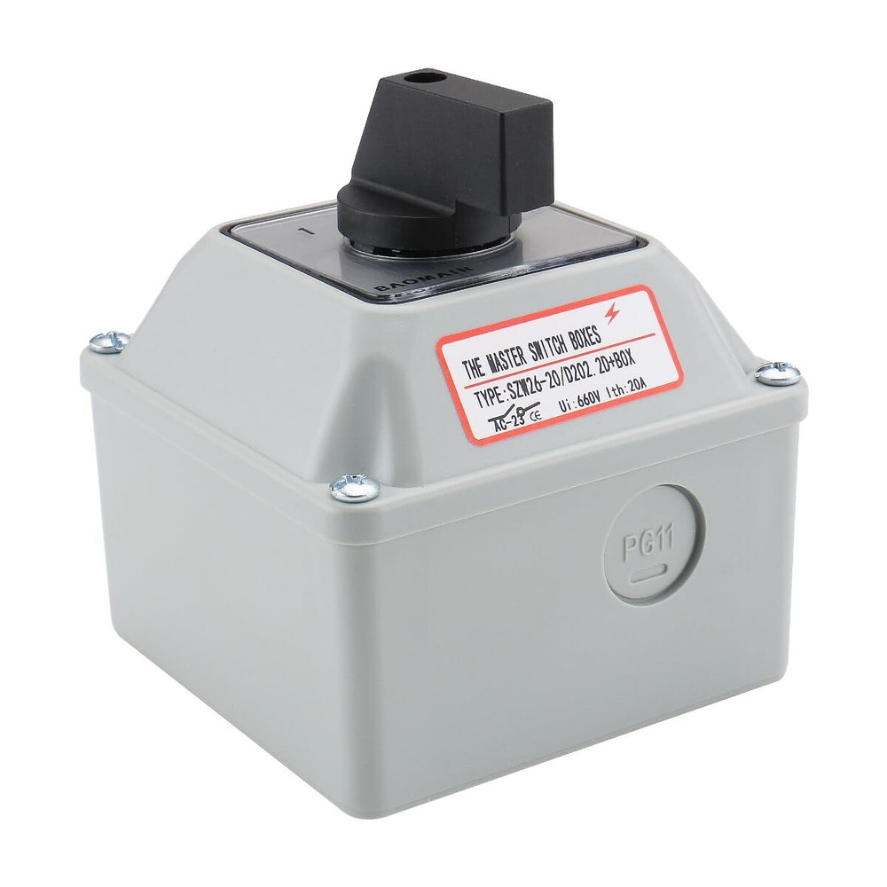 Universal Rotary Changeover Switch SZW26-20/D202.2D with Master Switch Exteri...