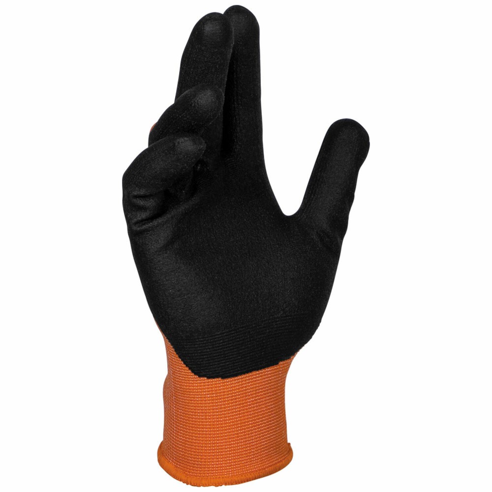 Klein Tools 60581 Knit Dipped Gloves, Cut Level A1, Touchscreen, Large, 2-Pair