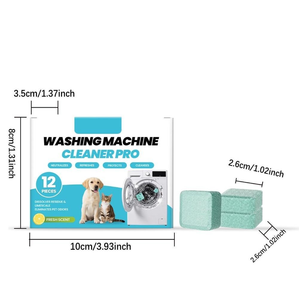 Washing Machine Cleaner Pro Deep Cleaning Tablets Efficient SOG