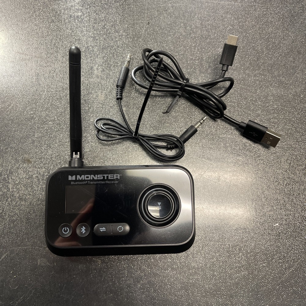 Monster 2 in 1 Bluetooth Wireless Audio Adapter, Transmitter/Receiver