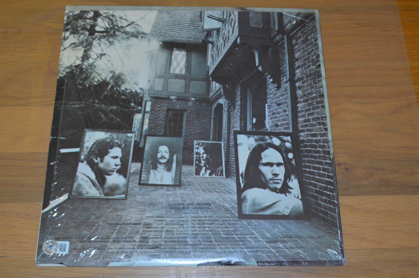 Kenny Loggins / Jim Messina Signed "Self Titled" Original LP Cover Beckett COA