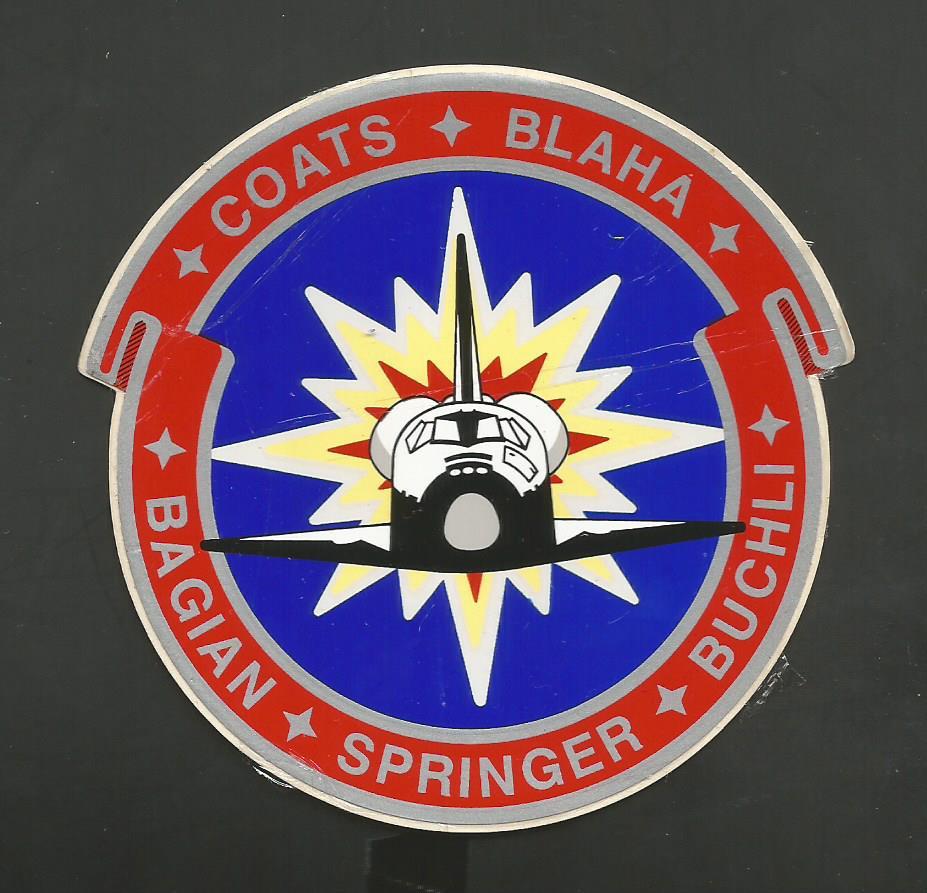 NASA SHUTTLE DISCOVERY STS-29  CREW PATCH SPACE  DECAL STICKER 3 1/2"