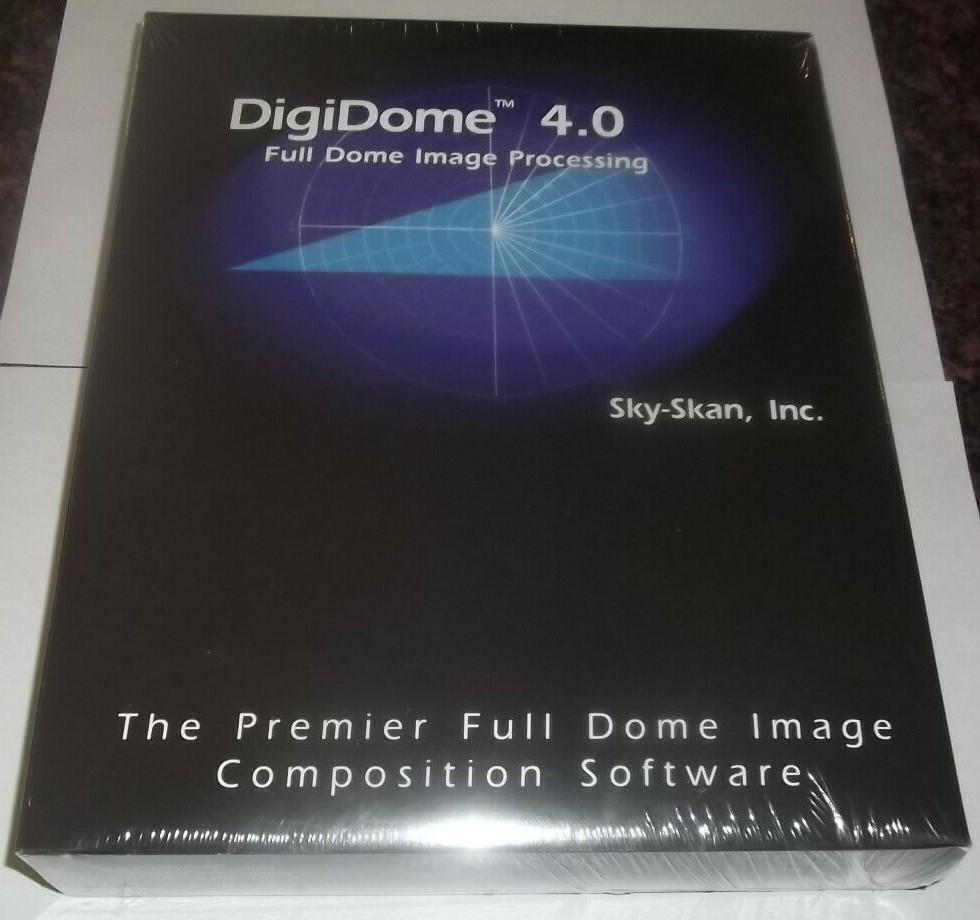 DIGIDOME 4.0 FULL DOME IMAGE PROCESSING COMPOSITION SOFTWARE SKY-SKAN INC CD/DVD