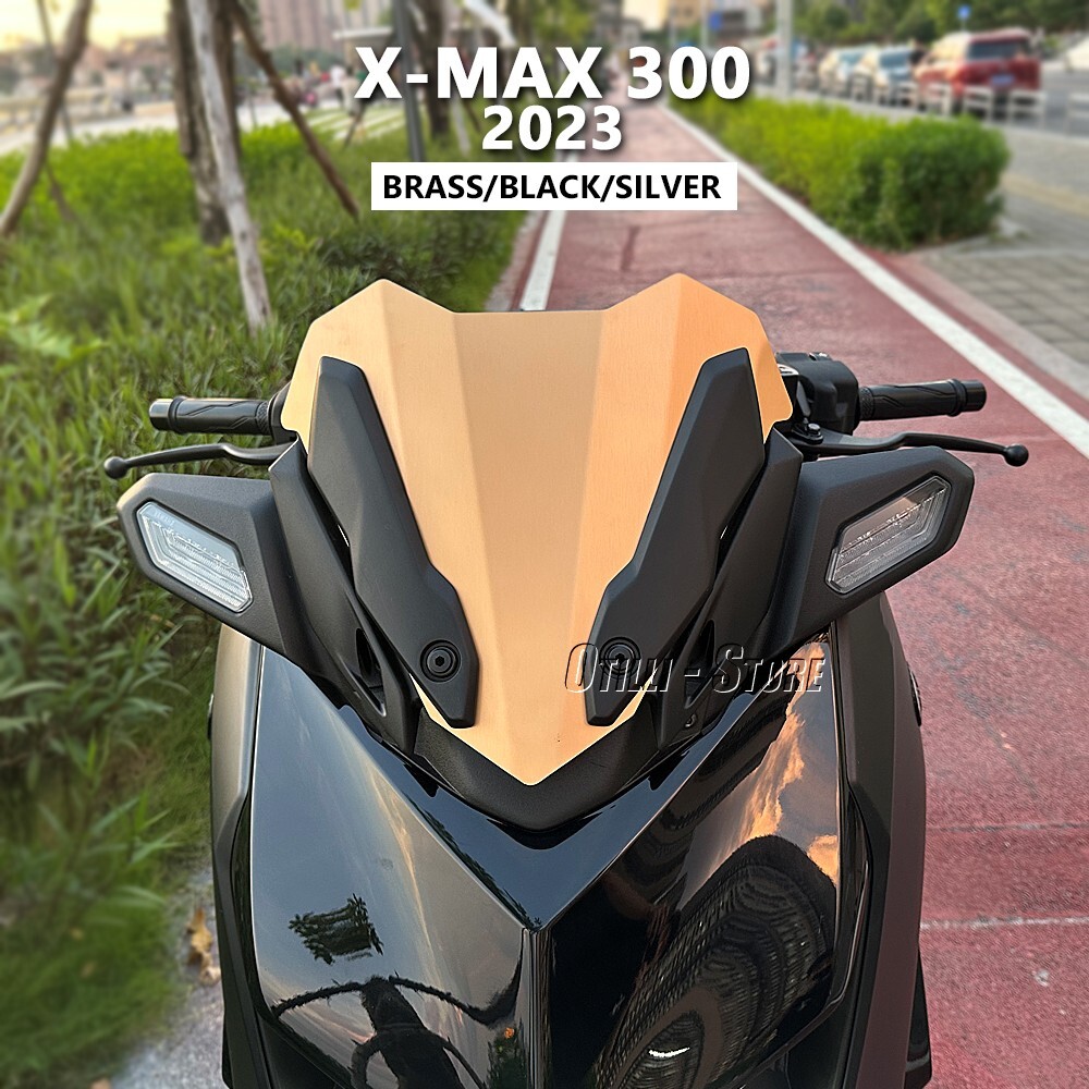 For Yamaha X-MAX 300 Motorcycle Front Windshield Windscreen Windproof Windshield