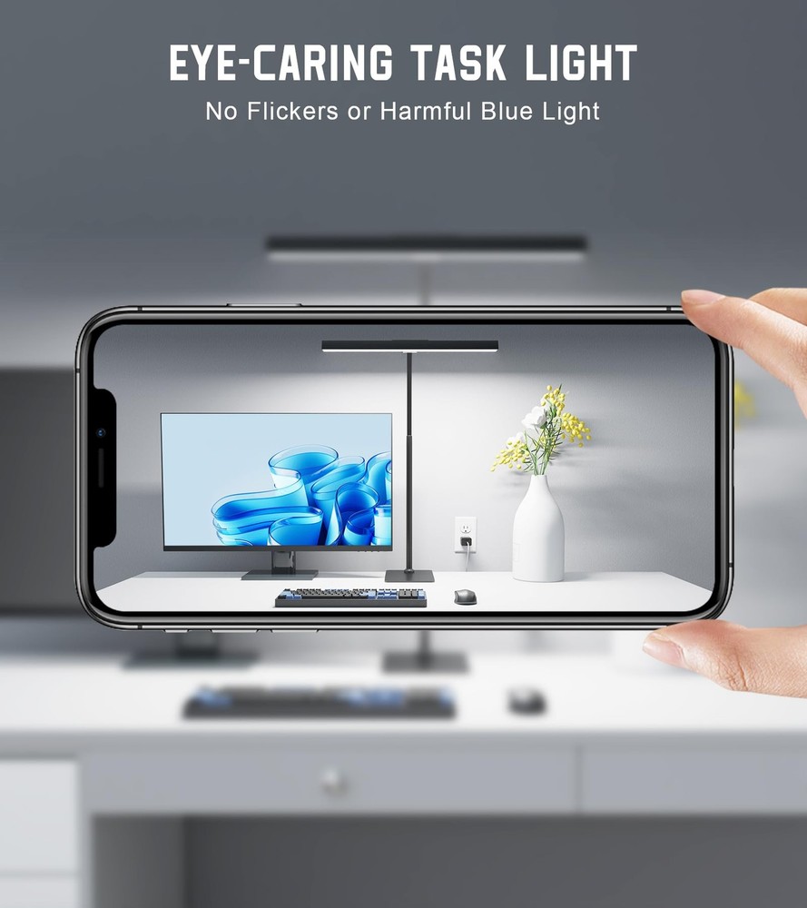 Desk Lamp for Home Office with Base