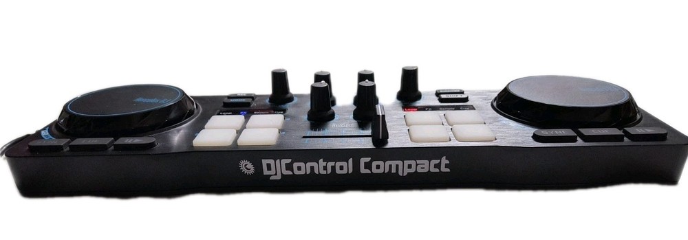 Hercules DJControl Compact Mobile DJ Mixer Controller W USB Cable New *No Box