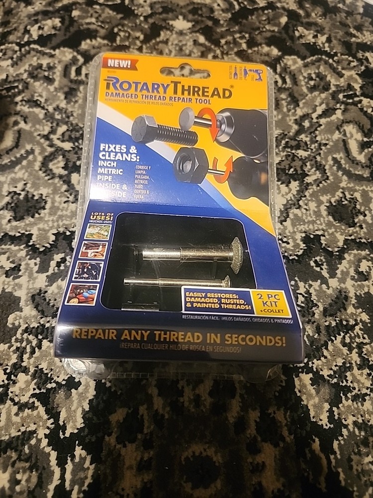 Rotary Thread Damaged Thread Repair Tool Fixes and Cleans