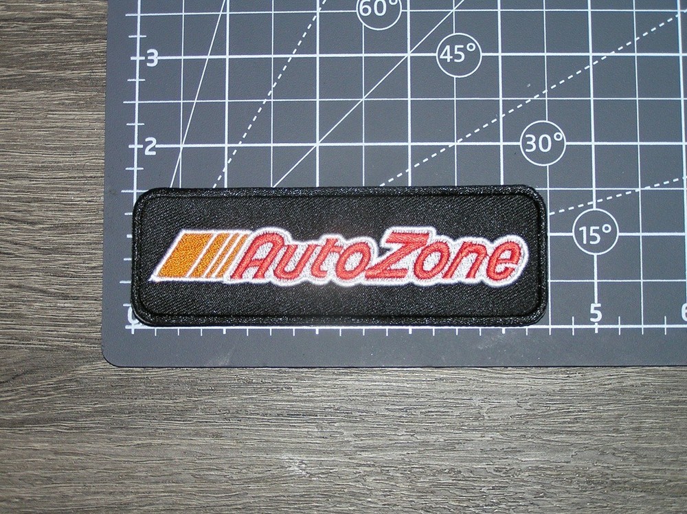 AutoZone Embroidered Iron On Patch 4.5" x 1.5"