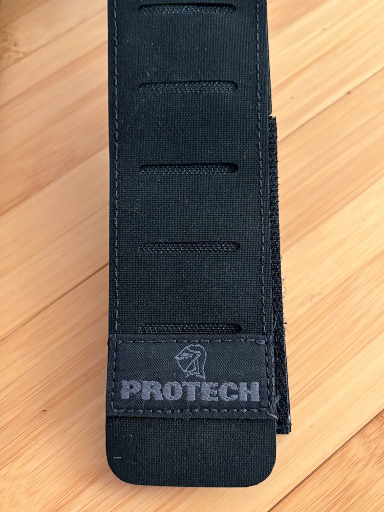 PROTECH Tactical Shoulder Strap Pair Black Laser Cut Molle Webbing 296X2 Inch