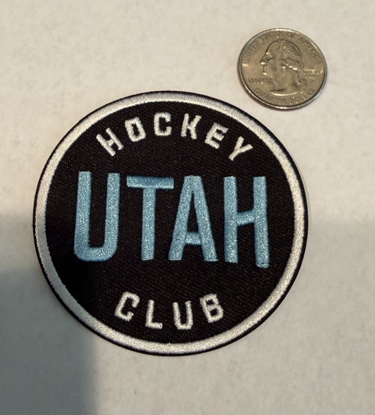 UTAH MAMMOTH  EMBROIDERED IRON ON PATCH  2.5”x 2.5”