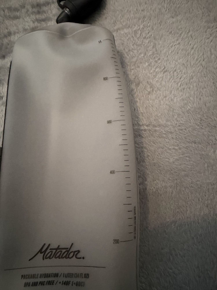 MATADOR Bottle PACKABLE WATER HYDRATION Pack 1 liter