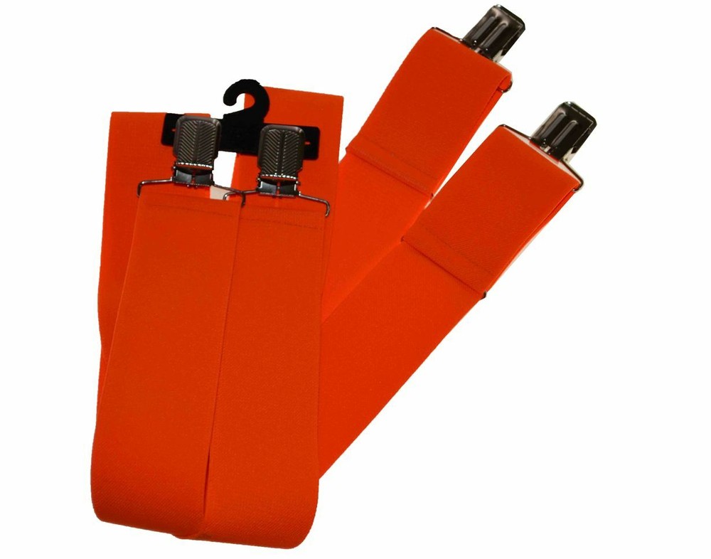 Suspender Neon Orange 2" Wide