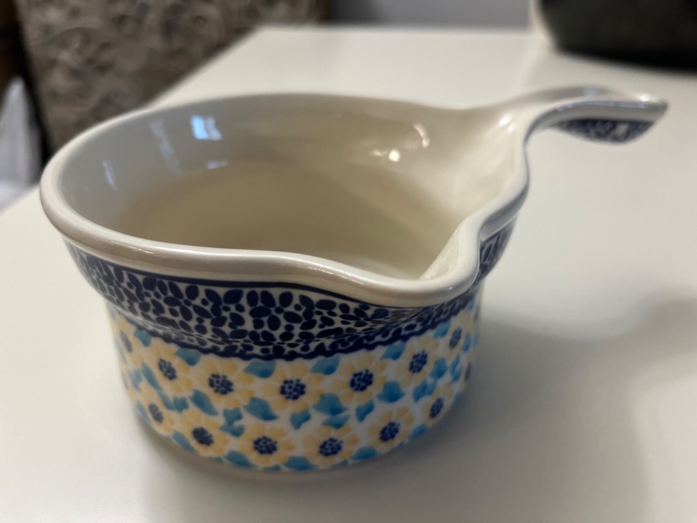 BOLESLAWIEC Sauce pot