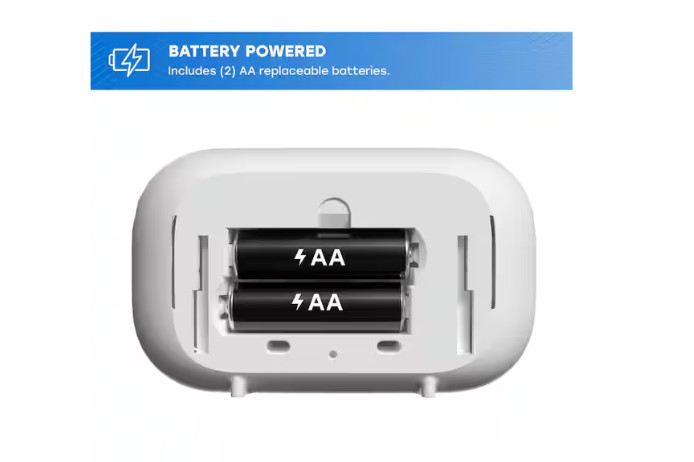 USI AA Battery Powered Carbon Monoxide Detector with Digital Display NEW