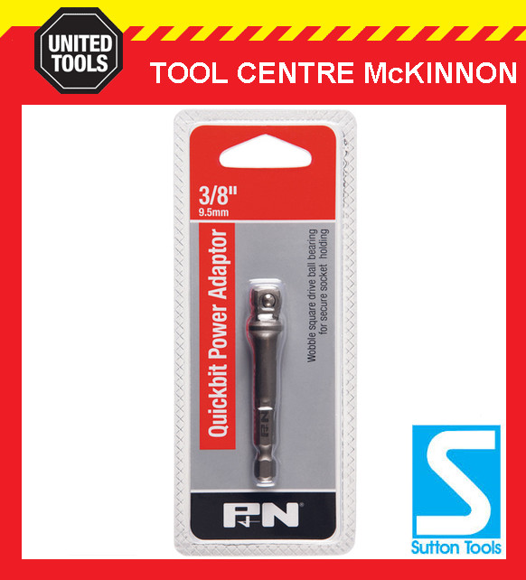 P&N BY SUTTON TOOLS 3/8” SQUARE DRIVE SOCKET ADAPTOR FOR IMPACT DRIVER