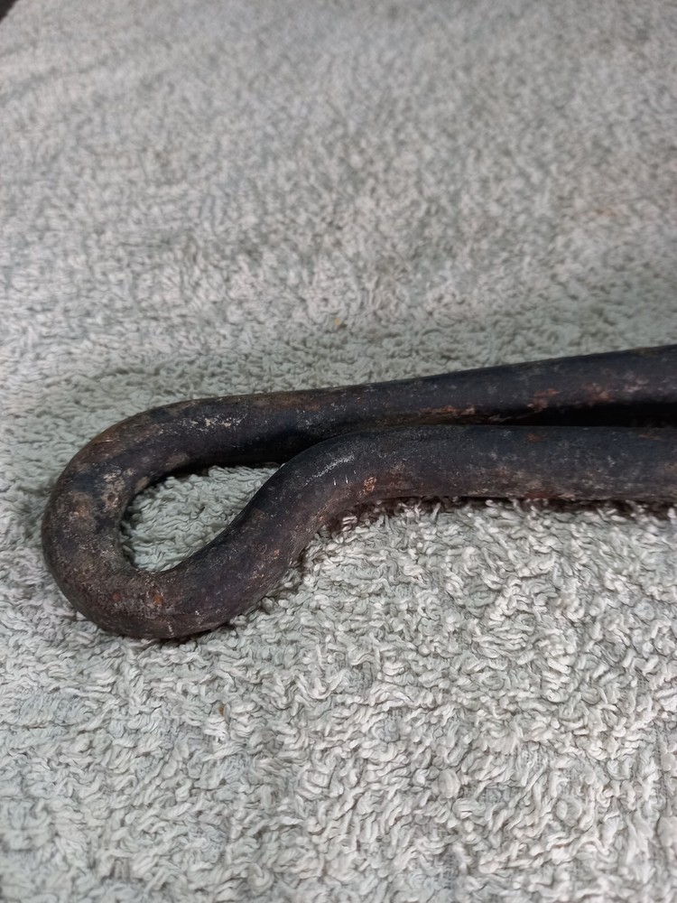 Antique Fireplace Trammel Hand Forged