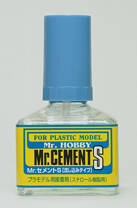Mr. Hobby MC129 Mr. Cement S Extra Thin 40ml - US Fast Ship