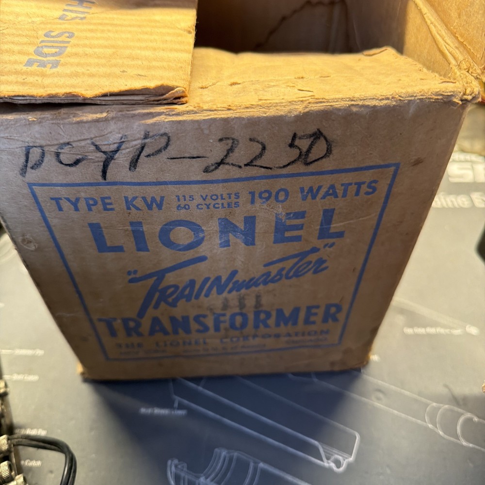 Lionel Trainmaster Type KW Transformer 115V, 190 Watts