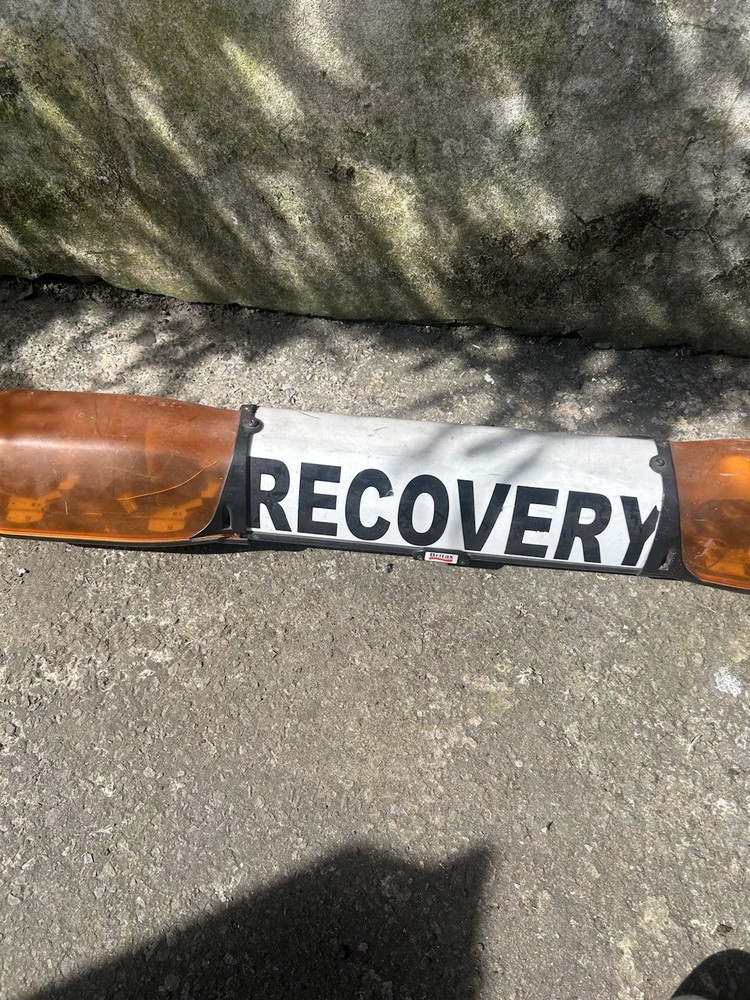 Orang Recover Warning Beacon Strip Light Untested Man Cave Ect