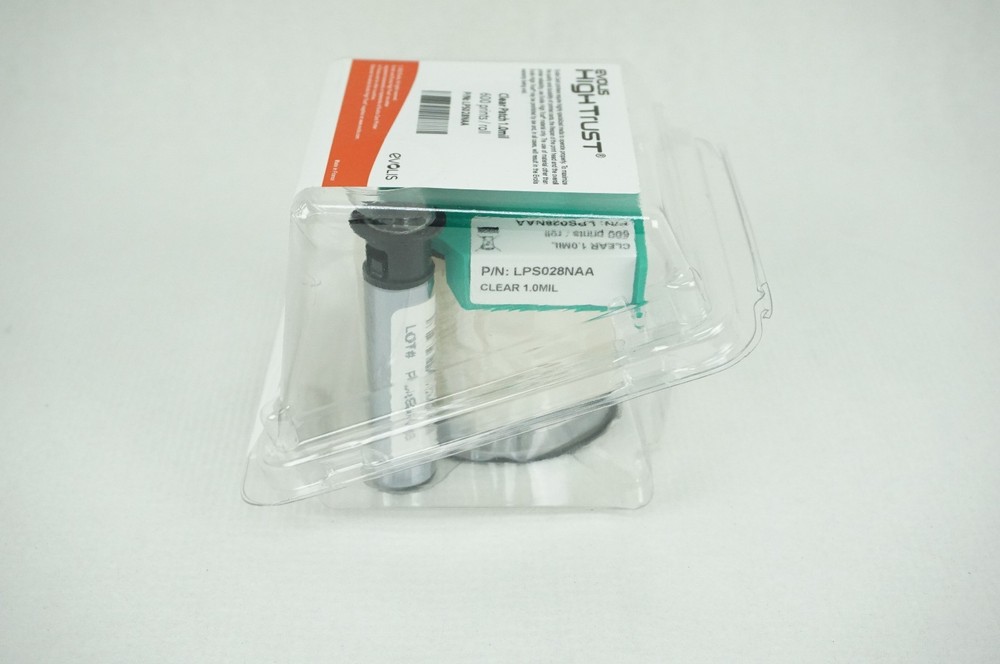 Evolis LPS028NAA High Trust Clear Patch Roll 1.0mil 600 Prints
