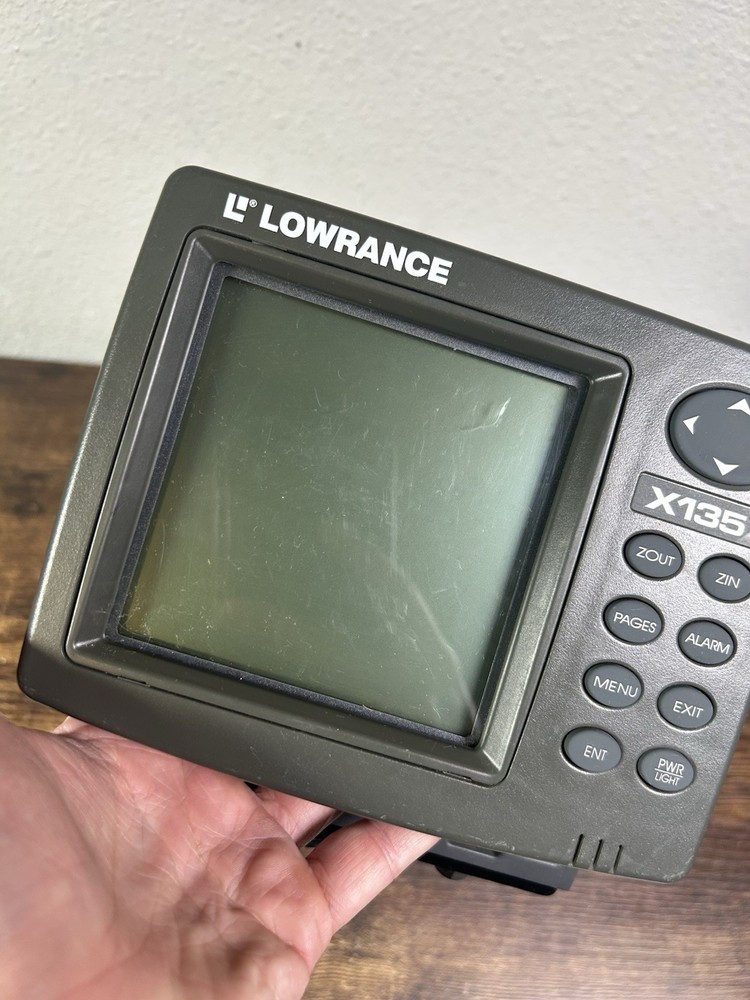 Lowrance X135 Head Unit Only Untested