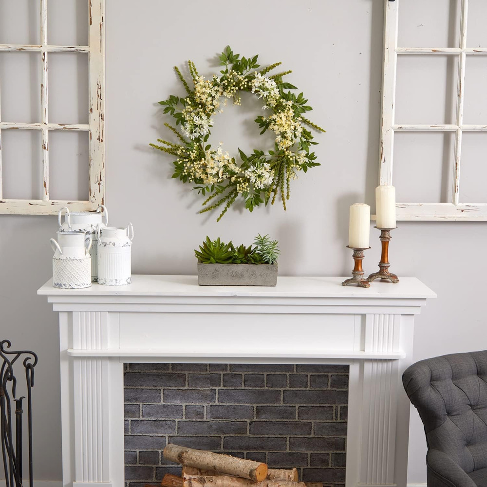 Succulent Garden with Concrete Planter