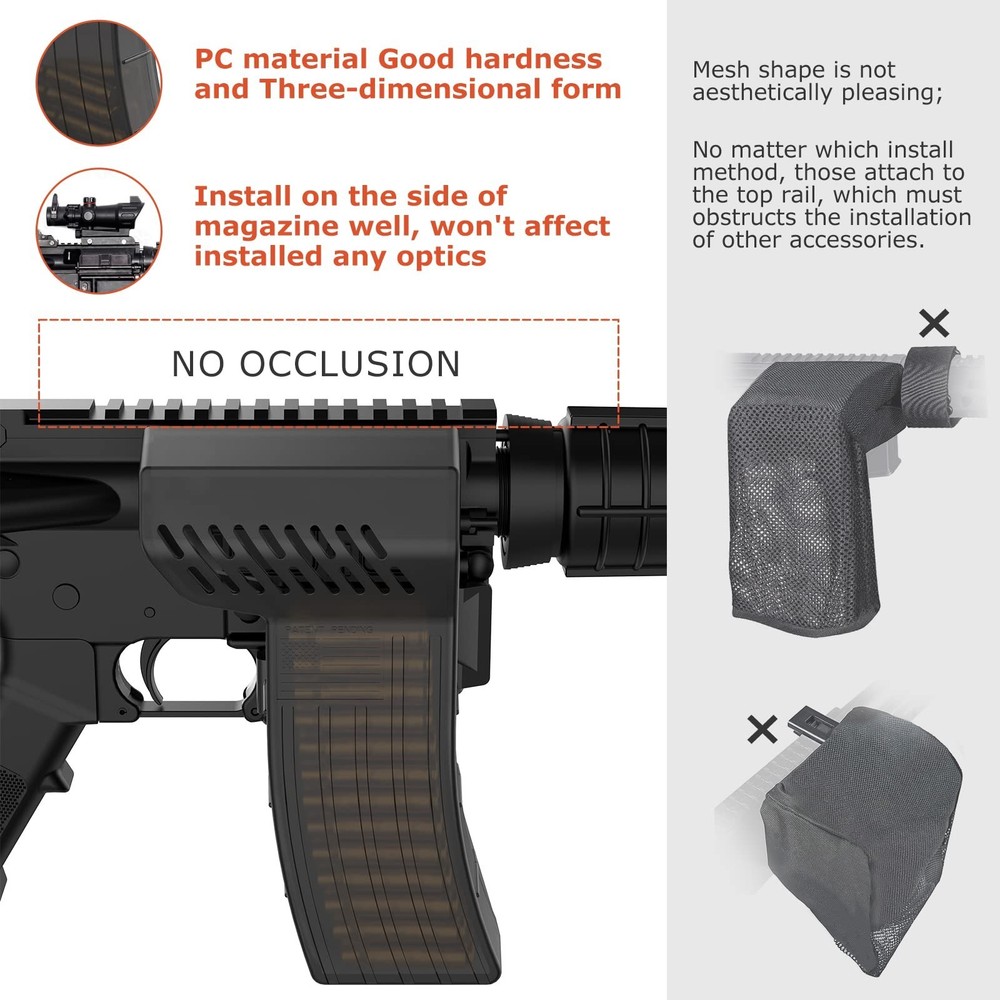 Quick-Release Heat-Resistant Brass Shell Catcher – Universal Rifle Brass Saver