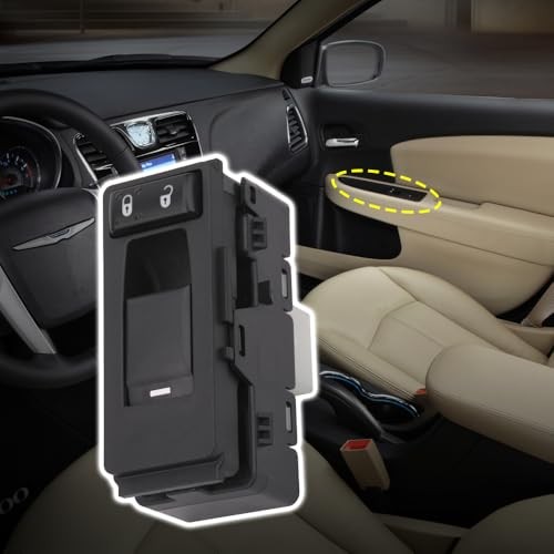 Window Switch Passenger Side Control Compatible with 2006-2017 Chrysler