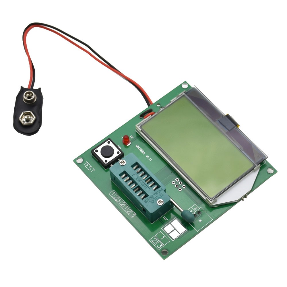 9V LCR ESR Meter Transistor LCD Tester Frequency PWM Square Wave Generator N