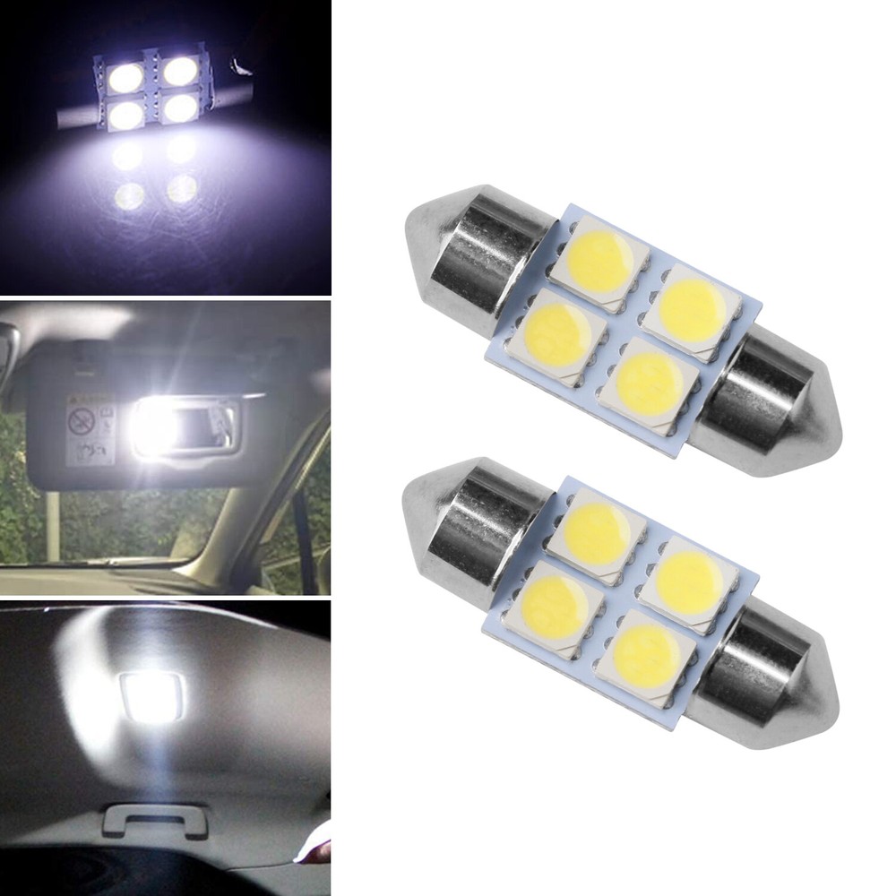 For Ford 56PCS Car Interior Combo LED Map Dome Trunk License Plate Light Bulbs