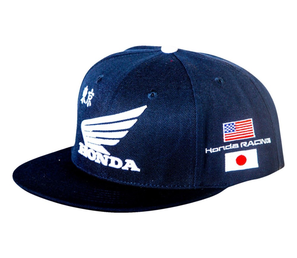 Honda Factory Design Snapback Hat Navy - D'COR Visuals