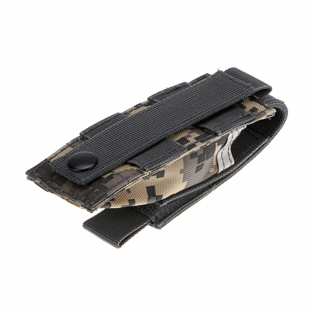 Folding Multi Function Pocket Knife Utility Tool Pouch Shealth Holster Torch