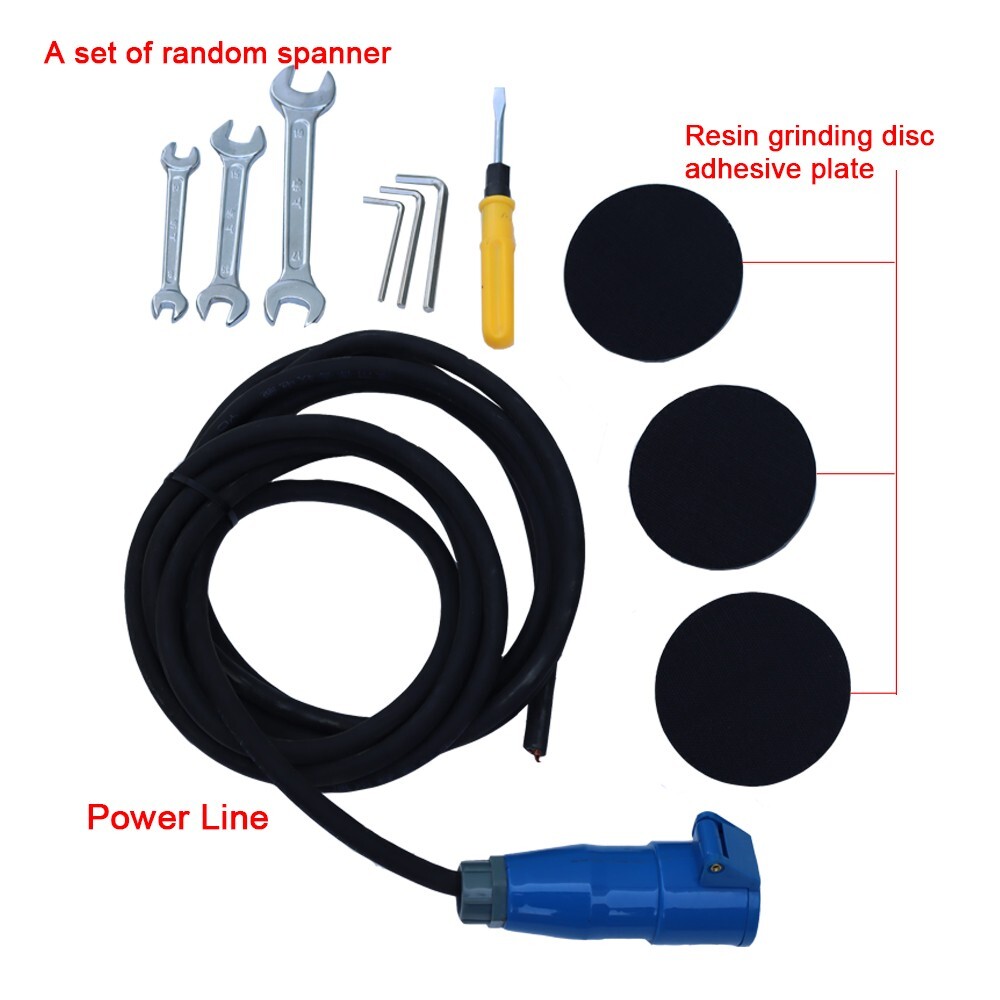 TECHTONGDA® Concrete Floor Grinder 220V Foldable Design Polish Trimm Machine