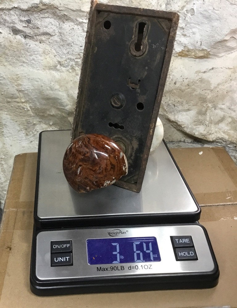 Antique Cast Iron Large Rim Lock …[S7-2]