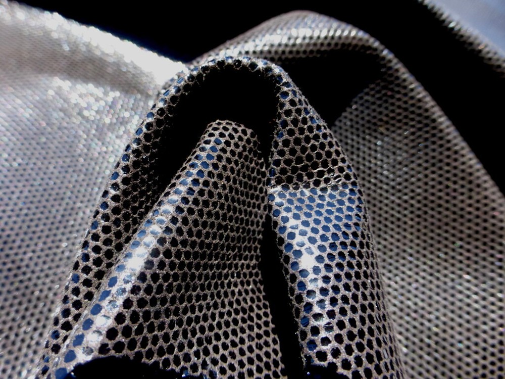 Goatskin leather hide Dark Bittersweet Chocolate Honeycomb Print 1 1/2 oz