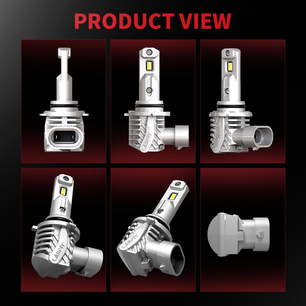 LASFIT 9005 LED Headlight Bulb Conversion Kit High Beam White Super Bright 6000K