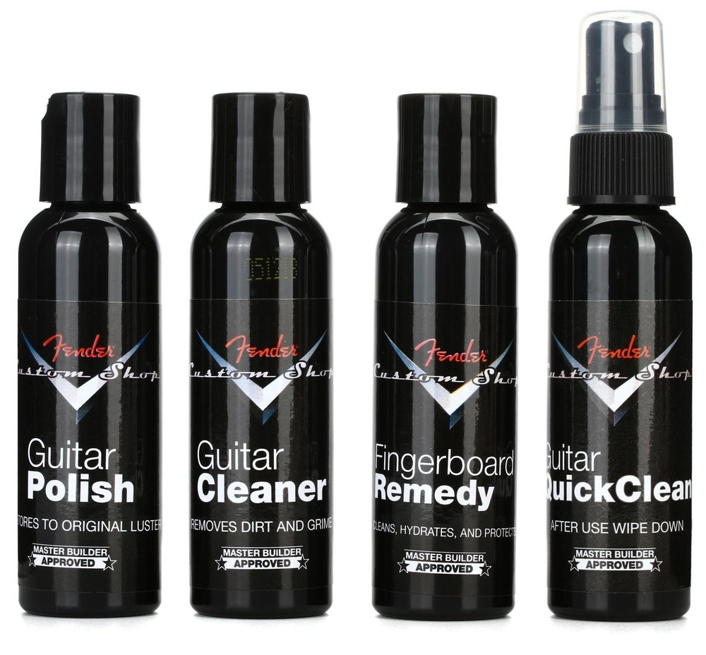 Fender Custom Shop Deluxe Guitar Care System - 4-Pack (5-pack) Bundle