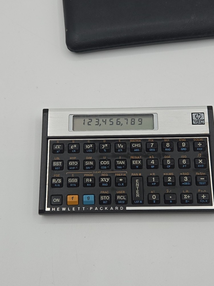 CALCULATOR voyager scientific programmable Hewlett Packard HP 15C with Case Mint