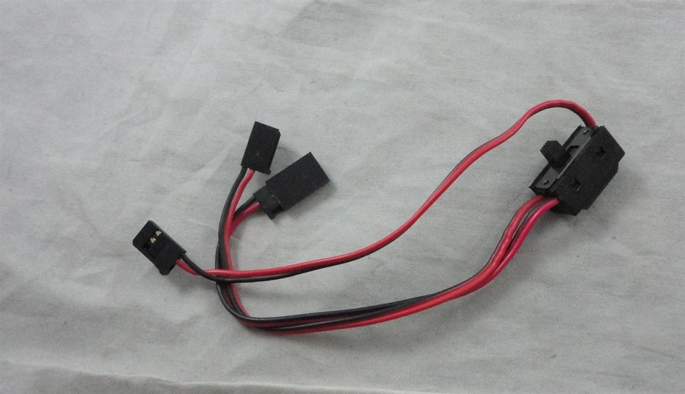 Switch Harness w/Charge Plug w/Futaba Connectors