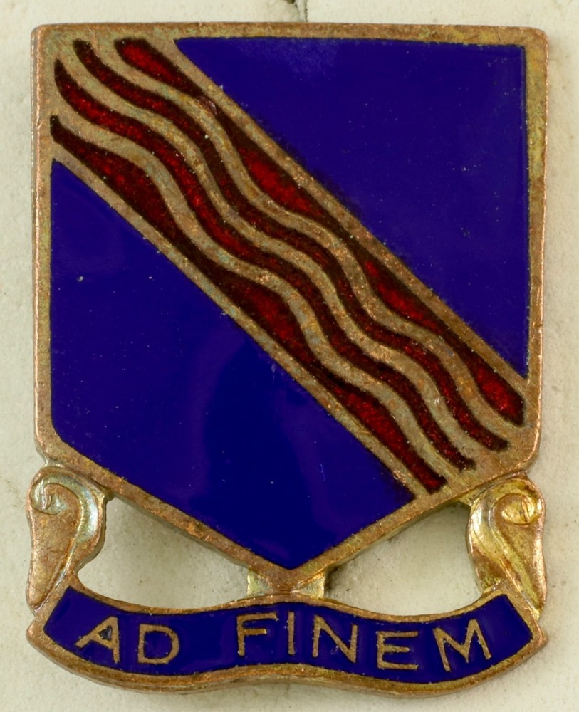 379th Infantry Regiment Crest DI/DUI Screwback NS Meyer HM