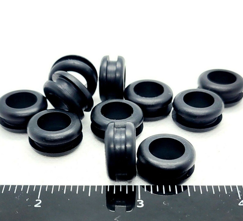 Rubber Grommets for 1/2" Panel Hole 3/8" ID for 1/8” Thick Wall Bushing 5/8" OD