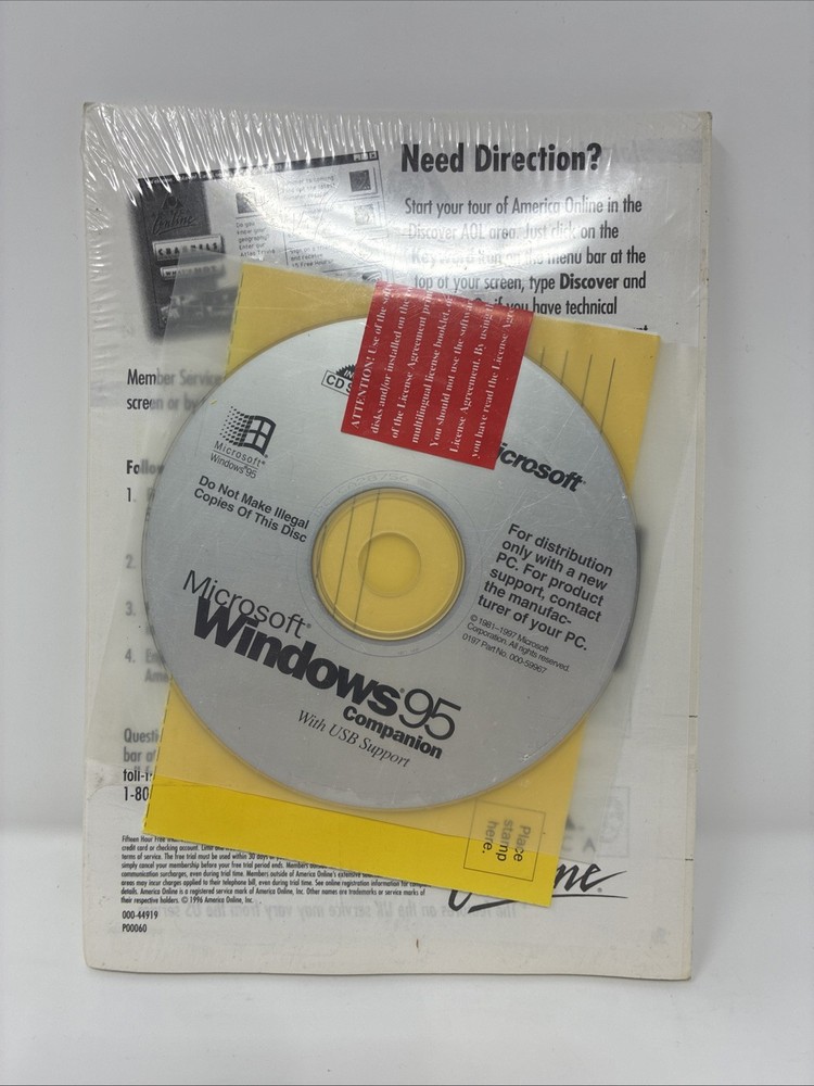 NEW Sealed Microsoft 95 Companion for Windows 95